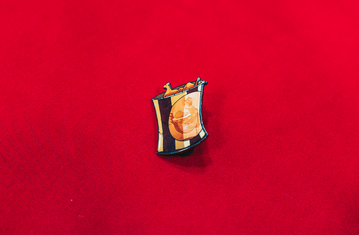 CHEW Enamel Pin (FDA Badge, POYO, or Chicken Bucket)