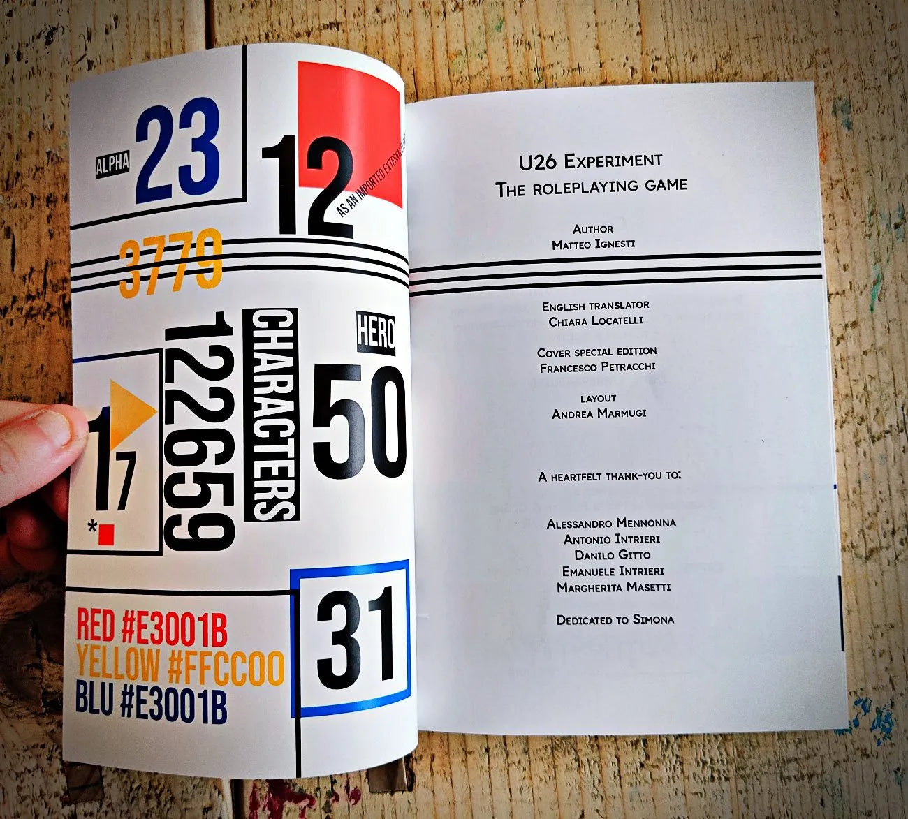 U26 Experiment (RPG Book + PDF)