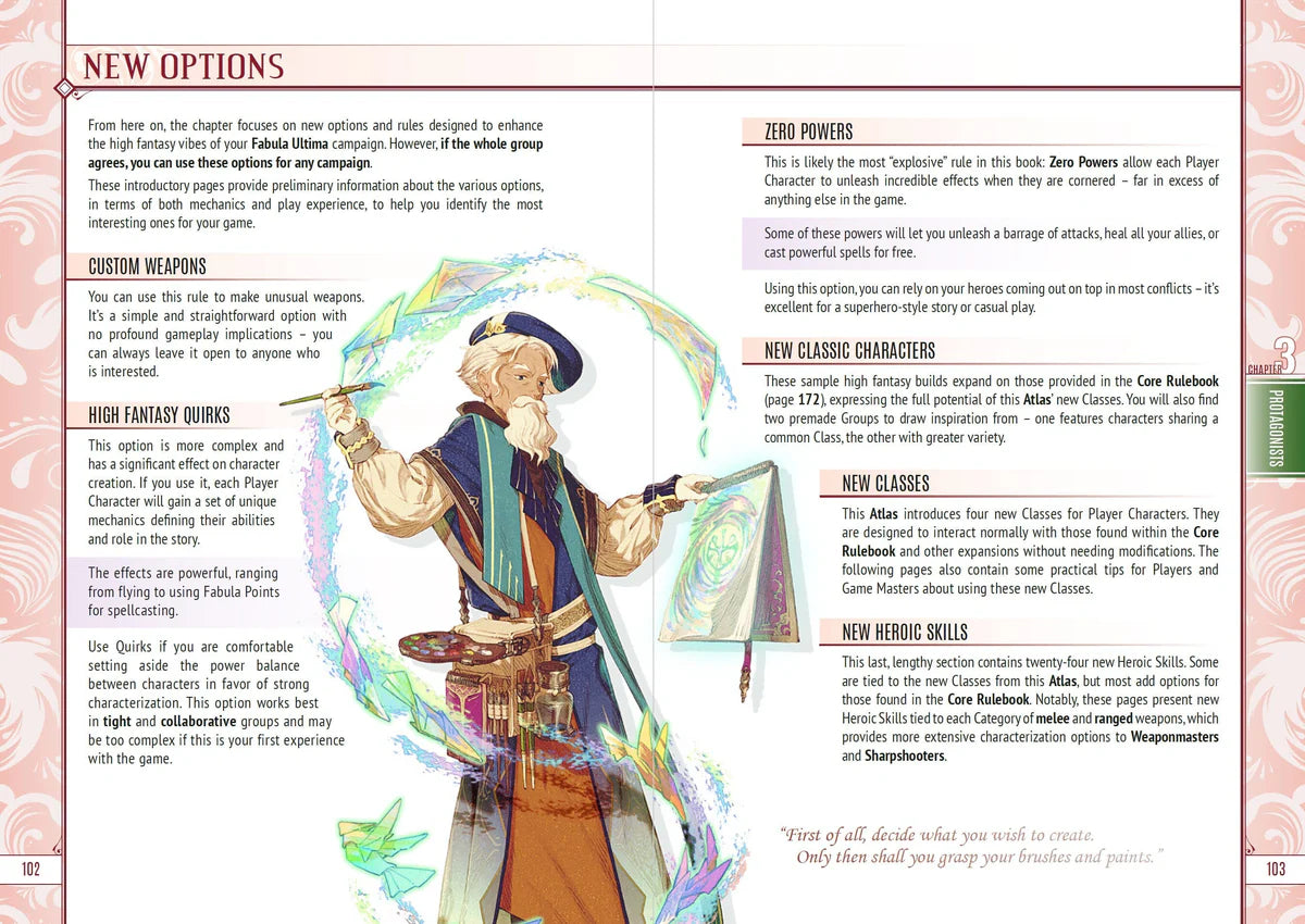 Fabula Ultima Atlas: High Fantasy (RPG Expansion + PDF)