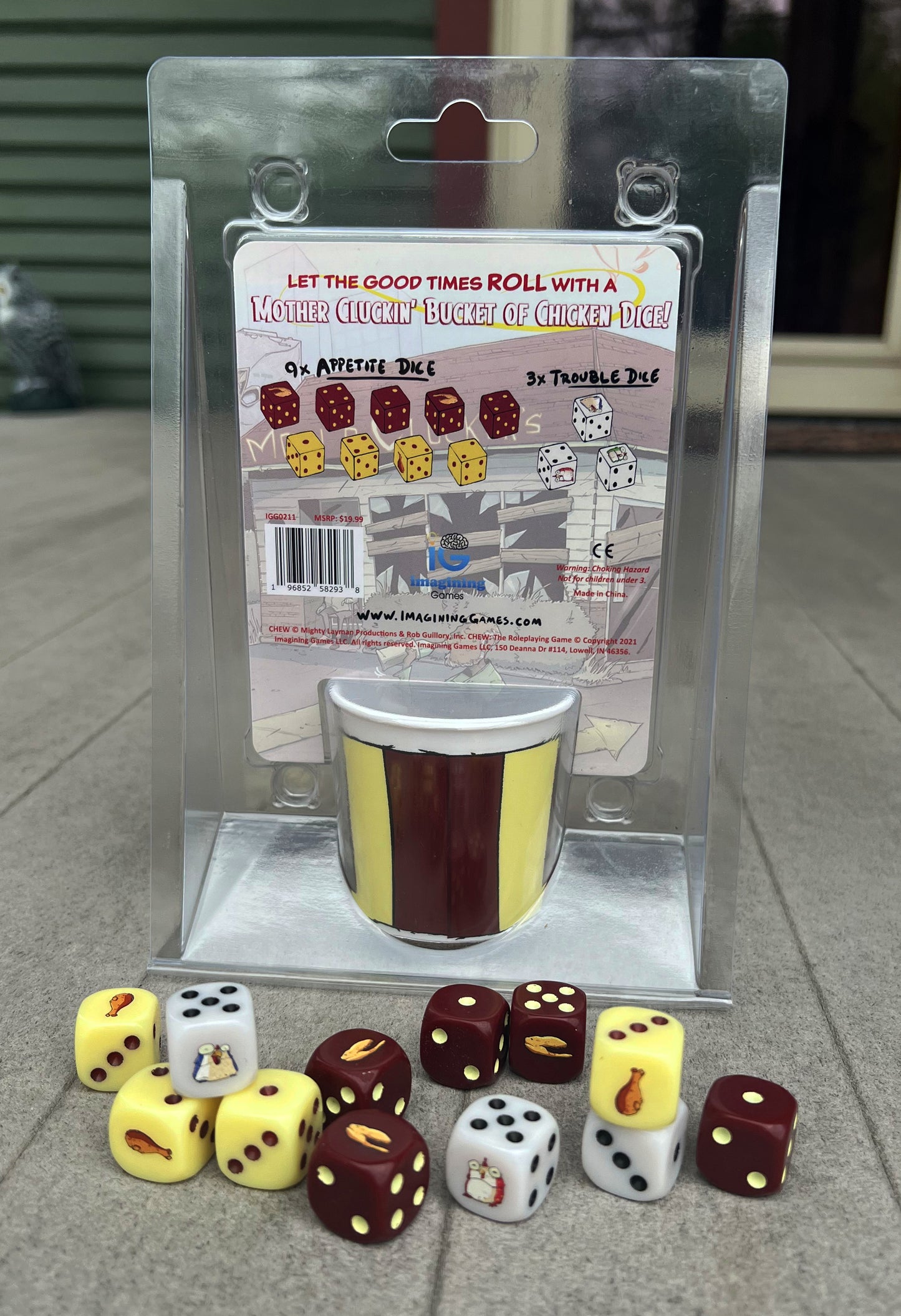 CHEW: Mother Cluckin' Bucket of Chicken Dice (RPG Supplement)