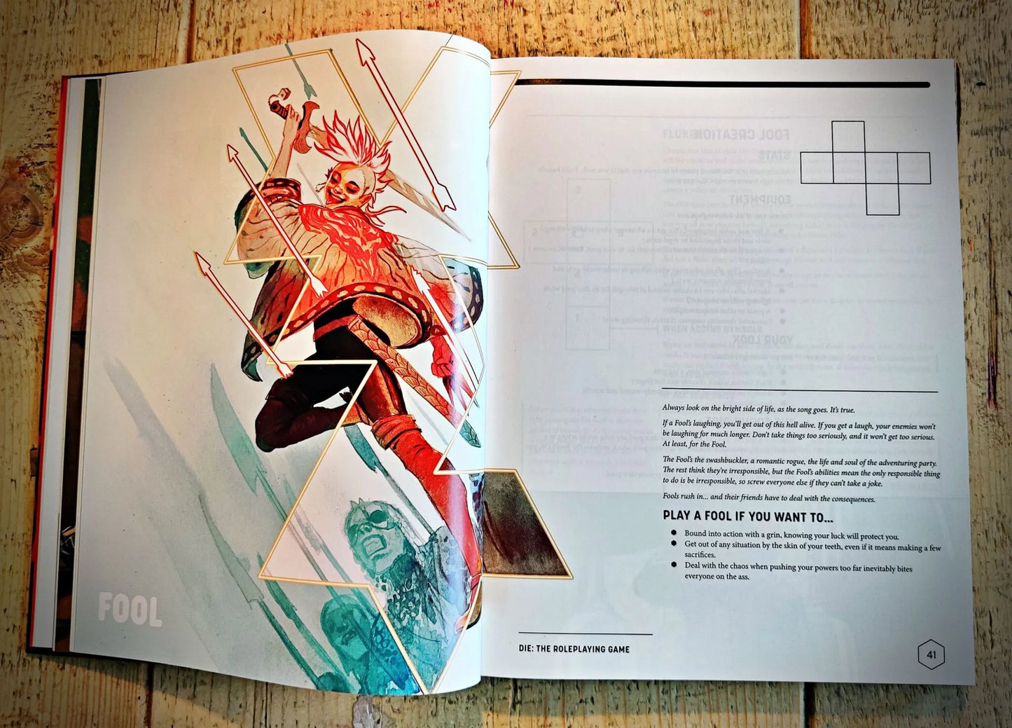 DIE: The Roleplaying Game (RPG Book + PDF) Hardcover