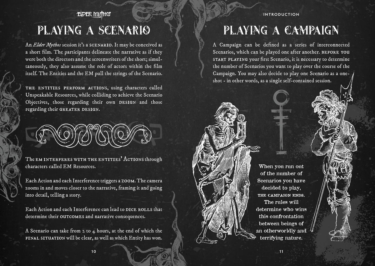 Elder Mythos Corebook — cosmic horror TTRPG rulebook, product photo 7