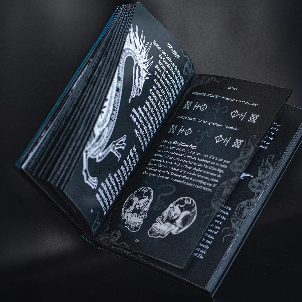 Elder Mythos Corebook — cosmic horror TTRPG rulebook, product photo 3