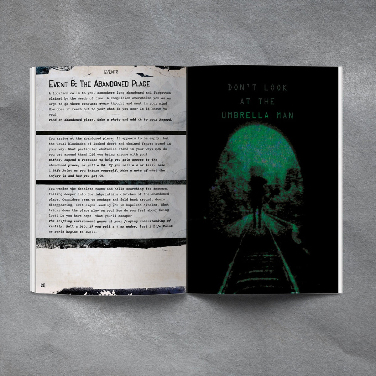 Don't Play This Game - Survival Rulebook (RPG Book + PDF) Solo Journaling