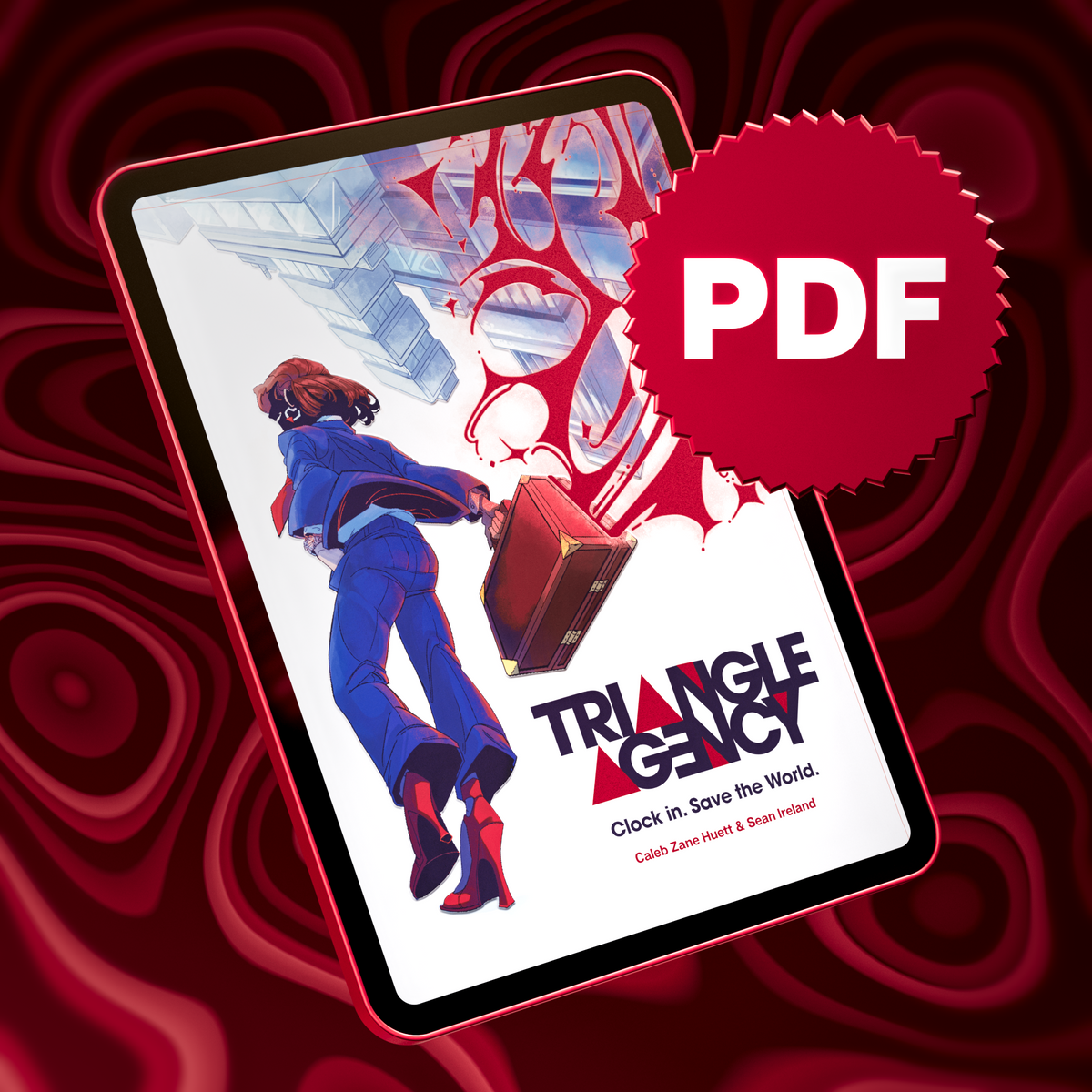Triangle Agency (RPG Book + PDF) Hardcover - LAST COPY!