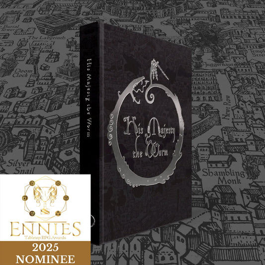 His Majesty the Worm (RPG Book + PDF) Hardcover