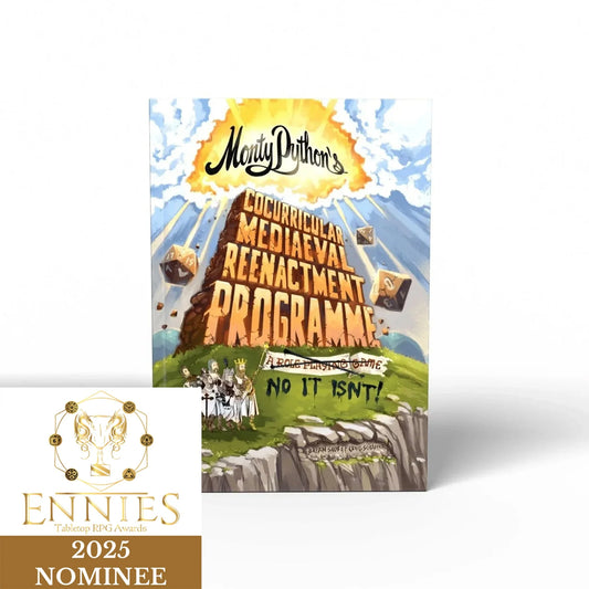 Monty Python's Cocurricular Mediaeval Reenactment Programme (RPG Book + PDF) Hardcover