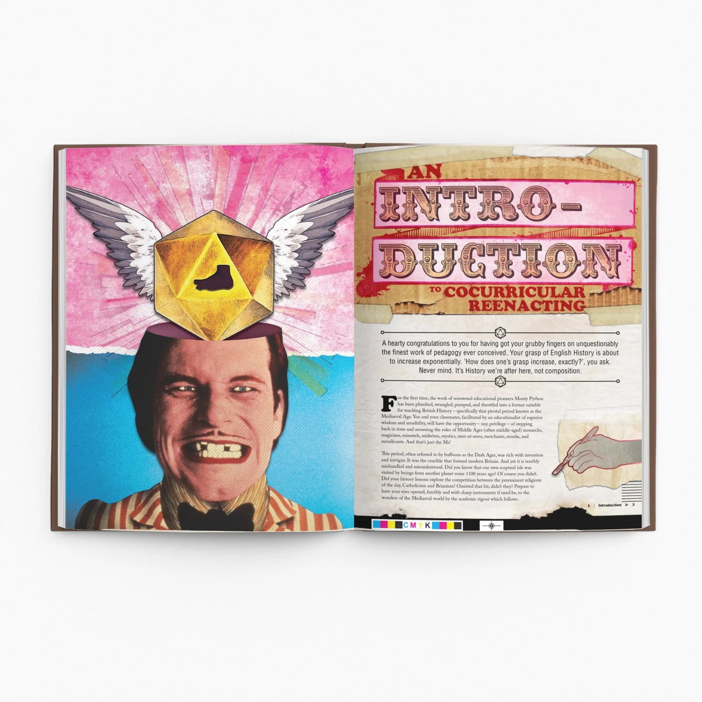 Monty Python's Cocurricular Mediaeval Reenactment Programme (RPG Book + PDF) Hardcover